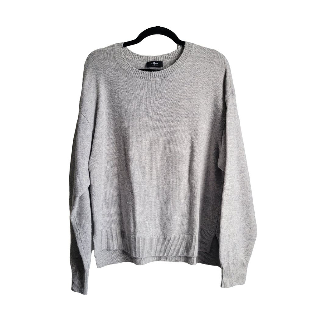 Women's 7 For All Mankind Gray Sweater Size L?